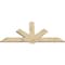 Ekena Millwork Kennewick Rough Sawn Timber Gable Bracket, Douglas Fir, 72"W x 33"H x 2"D x 6"F, 11/12 Pitch GBW072X33X0206KEN00RDF - alternate 4